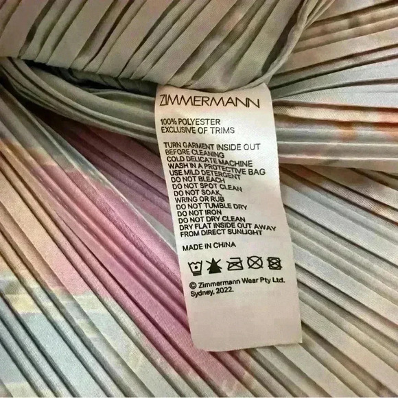 Zimmerman Long Sleeve Graphic Design Top-Size 1 - Picture 8 of 10